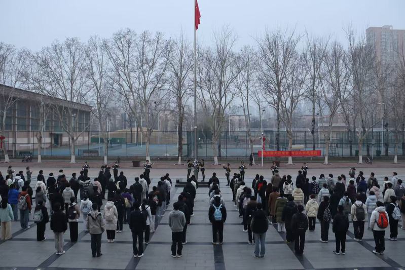 【思想引领】电气信息工程学院举行“新学期、新气象、新征程”主题升国旗仪式