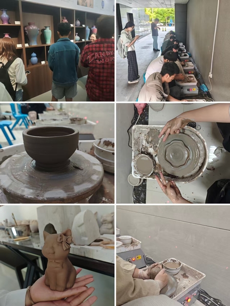 心理护航|电气信息工程学院开展钧瓷科普体验活动