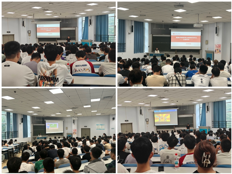 电气信息工程学院开展民族宗教政策法规知识学习和反邪教宣传教育主题班会